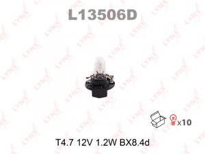 l13506d      T4.7 12V 1.2W BX8.4d