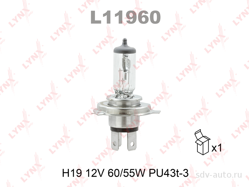 L11960   H19 12V 60/55W PU43t-3