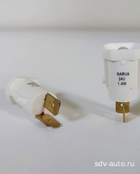 17081 ����� NARVA BAX 24V 1_4W REF29 white NVA CP