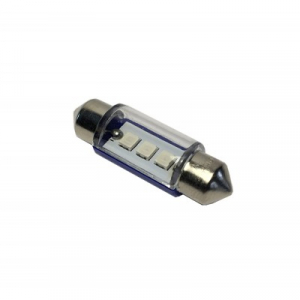 900298 T11x36-S8_5(3LED) C5W  BLUE 12Volt ()