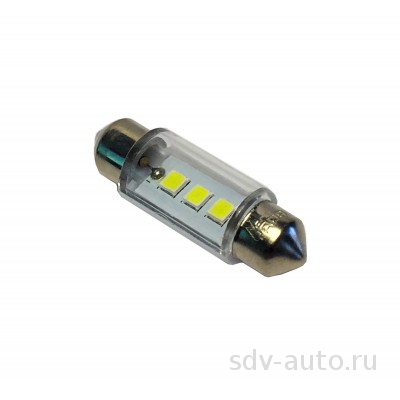 900459 T11x36-S8_5 (3 LED) C5W  24V 