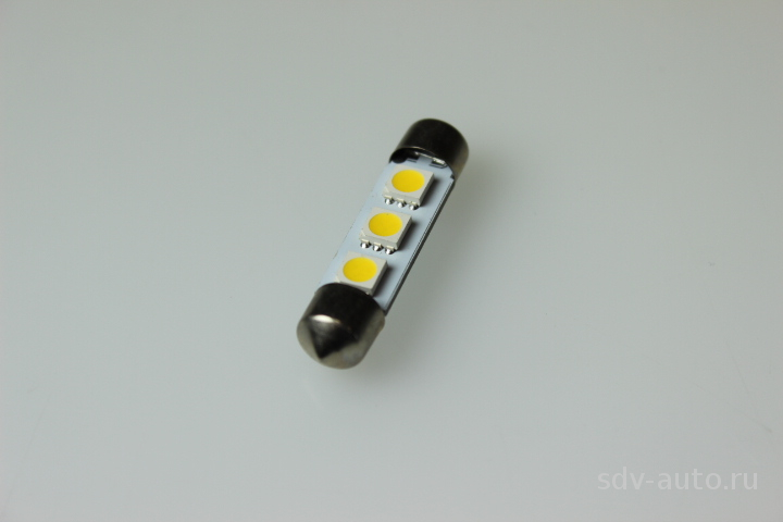 902351 T11X41-S8_5 (3 SMD_ SIZE5050) C5W 12V  WHITE ( )