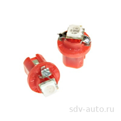 901986 T5B8_5D-02 (1 SMD) W1_2W BASE_ B8_5d  RED 12V TM NORD YADA