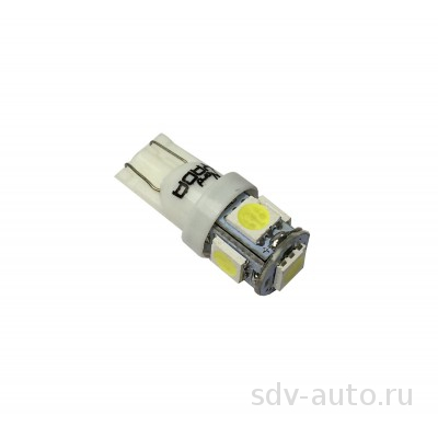 902399 T10-5 SMD (SIZE 5050) W5W 12V  WHITE () TM NORD YADA