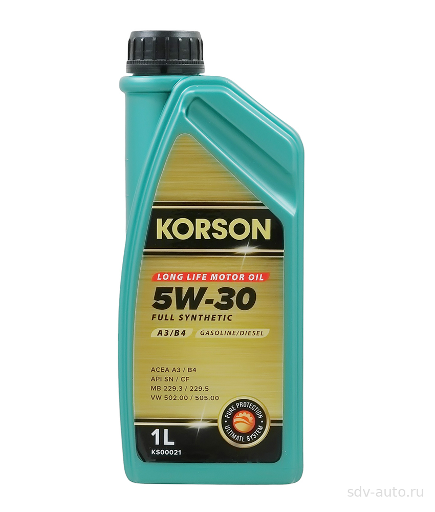 KS00021 KORSON 5W-30 FULL SYNTHETIC A3_B4 1 (_ _ _)