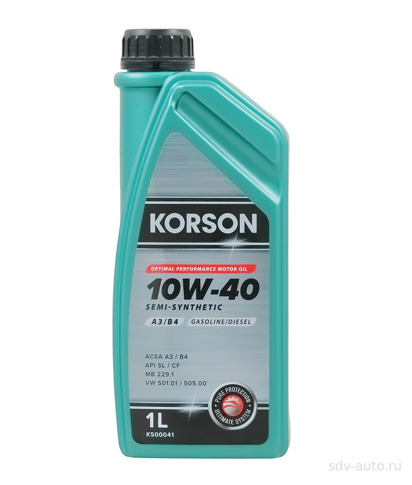 KS00041 KORSON 10W 40 SEMI-SYNTHETIC A3_B4 1 (_ _ )