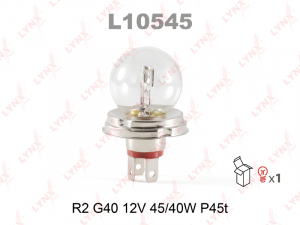 L-10545  LYNX R2 12V 45/40W P45T