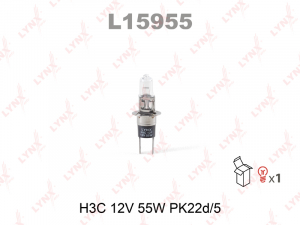 l-15955   H3C 12V 55W PK22d_5 L15955
