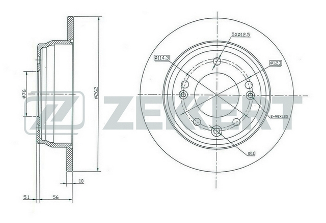 BS-5157  _ _ Hyundai i30 I_ II 07-_ ix35 10-_ Kia Ceed I 06-