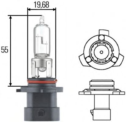 8gh005635-161  Hella HB3A_ 12 V_ 60 W