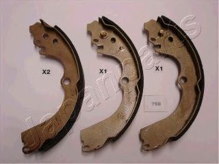 GF798AF Колодки задние барабанные