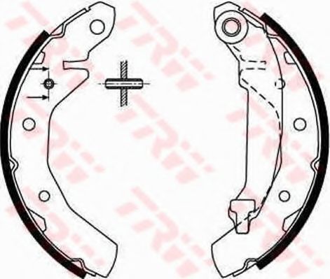 GS8645 Тормозные колодки барабан_ MATIZ
