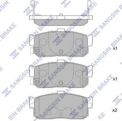 SP1107R    Nissan Primera P10 90-96_Sunny N14 2_0_2_0D 91-96