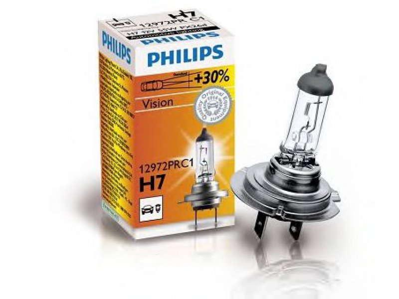 12972PRC1  H7 12V 55W PX26d (PHILIPS) _30% premium