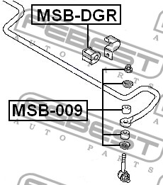 MSB-009     (MITSUBISHI CARISMA DA 1995-2003) FEBEST